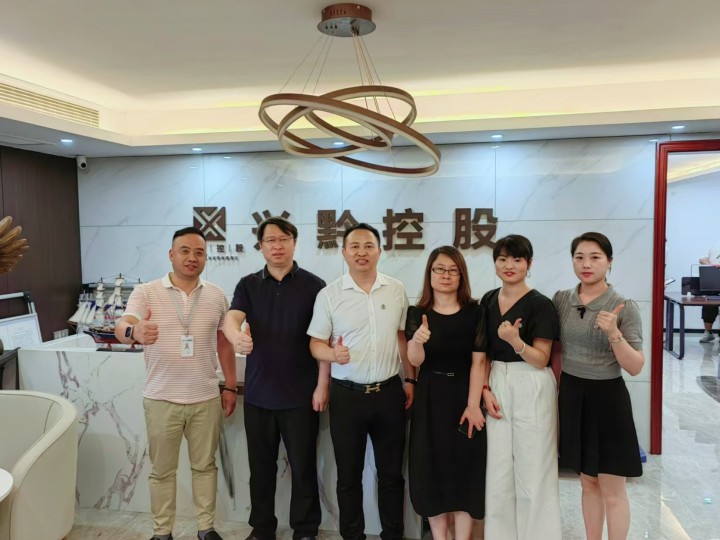 中天裝飾集團赴浙江興黔建筑勞務有限公司交流學習