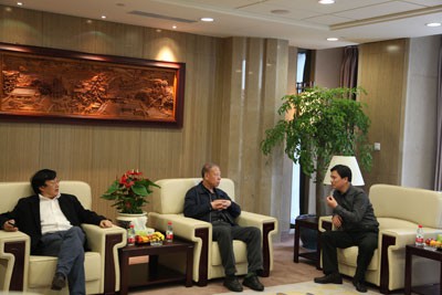 中國建筑裝飾協會會長李秉仁到裝飾集團檢查指導