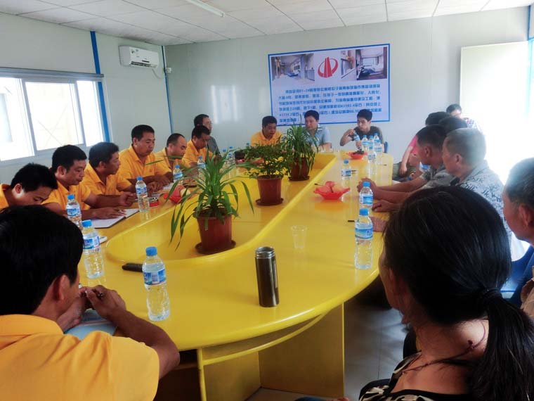 博鰲金灣裝飾項目部舉行開工典禮