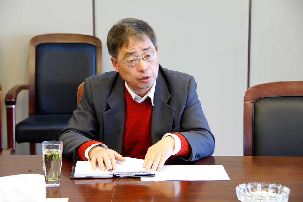 杭州市建筑業協會領導到裝飾集團調研