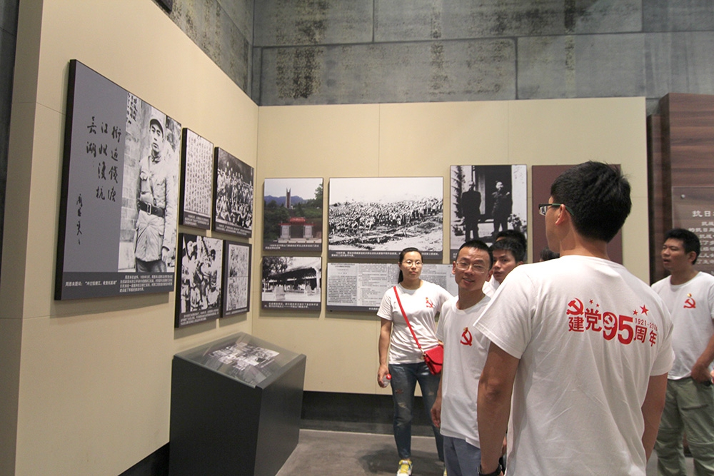 中天裝飾集團黨支部組織紀念建黨95周年暨“兩學一做”教育活動